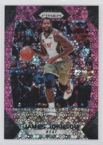 2017-18 Panini Prizm Fast Break Pink Prizm /50 James Johnson #59