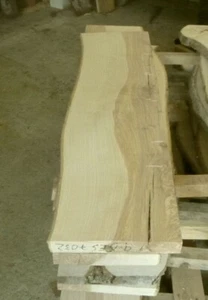 Olivesche Holz Esche Bohlen Edelholz Waschtisch Tischlerplatte Brett,115x28x3,6 - Bild 1 von 2