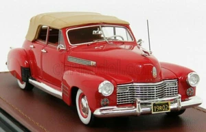 wonderful modelcar 1/43 CADILLAC SERIES 62 SEDAN CONVERTIBLE CLOSED 1941 - red - Picture 1 of 5