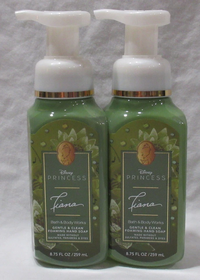 Bath & Body Works Gentle & Clean Foaming Hand Soap Set 2 Disney Princess TIANA - Image 1 of 4