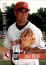 2005 Billings Mustangs Grandstand #16 Jose Rojas Miranda Venezuela VZ Card