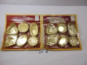 Amazing 24 PCS Tart Molds Moule a tarte Bakers Tarts NOS 2" to 3" Each - Picture 1 of 5