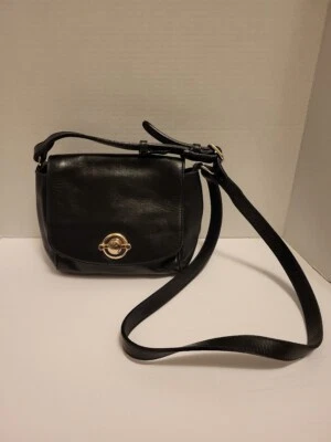 & Other Stories Classic  Black Crossbody purse handbag with Gold Accent Closure - Image 1 of 4