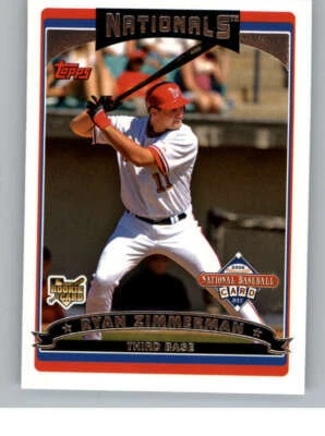 2006 Topps National Baseball Card Day Inserts #T3 Ryan Zimmerman (ref 144885) - Image 1 of 2