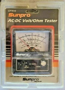 New Sunpro suntune Volts /Ohms 6 Function Analyzer Testers Cp7610 (AC-DC Tester) - Picture 1 of 7