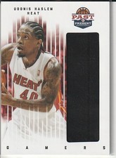 Udonis Haslem 2011-12 Panini Past & Present Basketball Game Worn Relic Card 