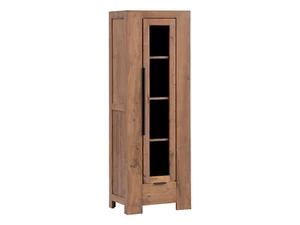 Vitrine Osbon 65x190 Glasschrank Wohnzimmer Möbel Massivholz Schrank Küche - Bild 1 von 7