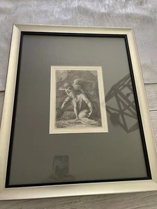 Antike Radierung Raffael Sadeler "Engel Hebemann" aus dem 16. Jahrhundert - Bild 1 von 9