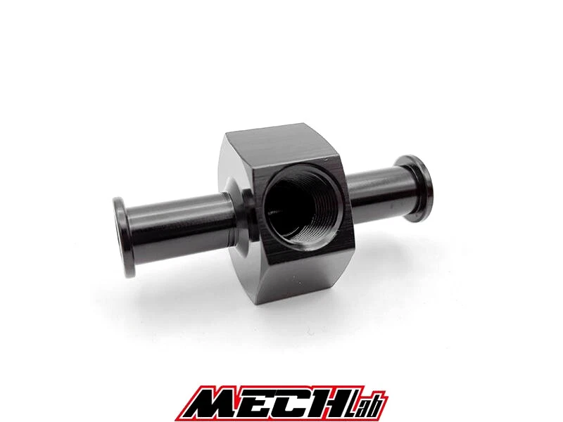 MECH LAB RACCORDO porta tubo in gomma 8mm benzina carburante manometro pressione 1/8 NPT