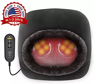 2 en 1 masajeador de pies y espalda shiatsu con calor alivio del dolor terapia - Picture 1 of 8