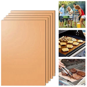 Juego de 5 alfombrillas antiadherente para barbacoa - Imagen 1 de 12