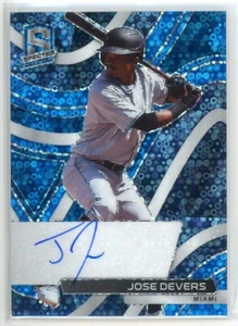 2022 Panini Spectra Jose Devers Blue Disco Prizm Auto /35 - Picture 1 of 2