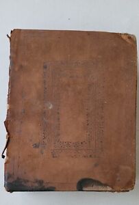RARE 1599 GENEVA BIBLE CHRISTOPHER BARKER ED VELLUM COVER 