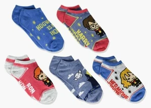 Harry Potter Character Socks Womens Juniors 5 Pair OSFM No Show Gift *New W/ Tag - Picture 1 of 2