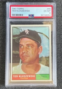 1961 Topps Baseball TED KLUSZEWSKI #65 PSA EX-MT 6 - Picture 1 of 12