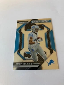 2023 Panini Prizm NFL Fútbol Americano #H8 Amon-Ra St. Brown Tarjeta Emergente - Imagen 1 de 1