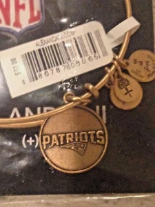 Pulsera Alex and Ani New England Patriots ~ Ruso 686787080Oro ~ Nuevo con Etiqueta - Imagen 1 de 5
