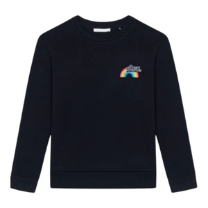 Maje Dream Tomorrow besticktes Sweatshirt mit Rundhalsausschnitt in Schwarz Damen 1/Small - Bild 1 von 13