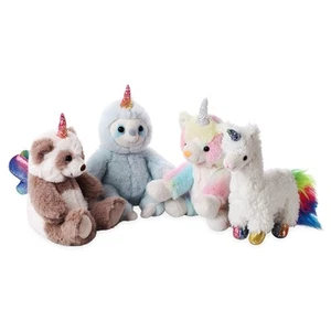 8" Plush Unicorn Stuffed Animal Toys, 4 Piece Cute Stuffed Animal Set, Catico... - Picture 1 of 5