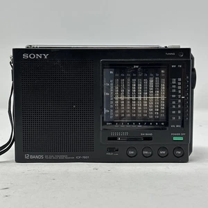 SONY ICF-7601 Multiband AM FM SW Analog Portable Receiver 12 Bands Radio PARTS - Picture 1 of 10