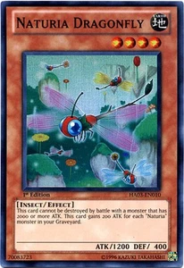 Naturia Dragonfly Super Rare Hidden Arsenal 3 YuGiOh Card - Picture 1 of 1