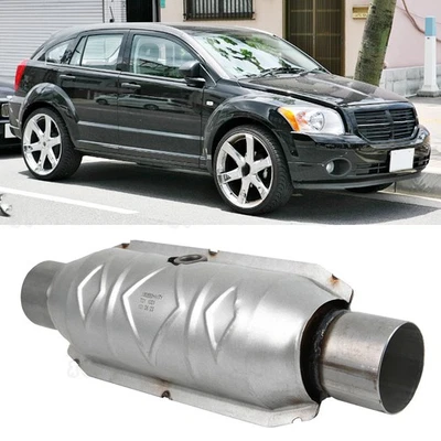 2.5" In/Out Catalytic Converter Stainless Steel For Dodge Caliber 2.4L 2007-2012 - Image 1 of 4