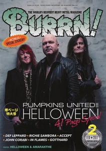 BURRN! Feb 2017 HELLOWEEN Cover - Pumpkins United Tour, Michael Kiske Interview - Picture 1 of 1