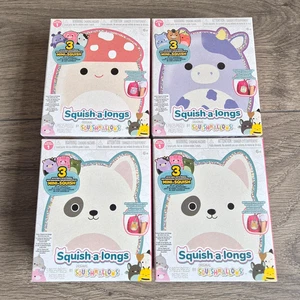 Squishmallows Squish-a-Longs Mystery Capsule Mini Squish Figures ( 4 Boxes ) - Picture 1 of 3