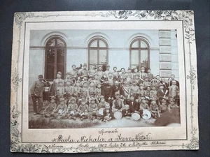 1902 Russian (Georgia) Military School Band?Remembrance Photo Mounted 11x8 - Bild 1 von 10