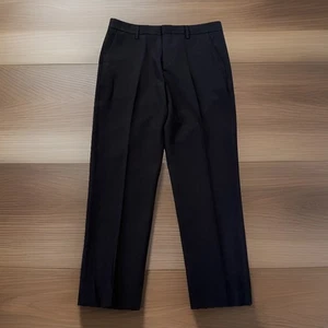Boys Youth Size 14 Husky NWT AXNY Black Dress Pants Flat Front Stretch Fit - Picture 1 of 5