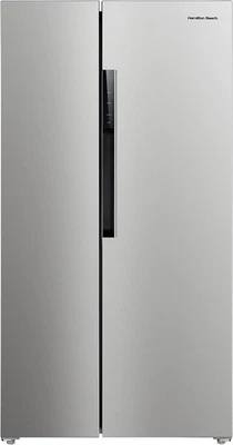 Hamilton Beach HBF1558 Side-by-Side Fridge Freezer 15.6 Cu Ft Frost Free Silver - Image 1 of 4