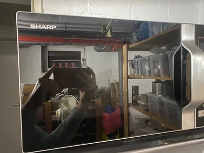 Sharp R860S 3in1 Mikrowelle mit Grill und Heißluft 25 L 900W Keramikboden - Bild 1 von 4