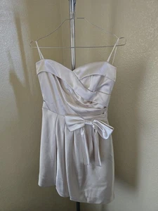 Mystic Formal Mini Dress Ivory In Color - Picture 1 of 3