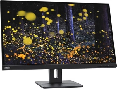 Lenovo ThinkVision E27q-20 27" Class WQHD LED Monitor - Black - Image 1 of 2