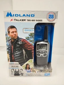 Radios bidireccionales Midland T51VP4 (paquete de 2) - rango de 28 millas, alerta meteorológica - Imagen 1 de 6