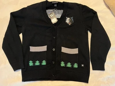 Minnesota Timberwolves Classic Trees Wild Collective Cardigan Sweater (M) - Image 1 of 4