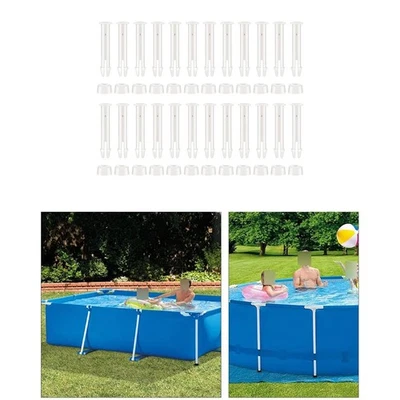 Kunststoff Pool Gelenkstifte Ersatz kompatibel mit rechteckigen Frame Pools - Bild 1 von 4
