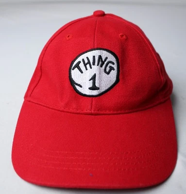 Gorra de béisbol Universal Studios Youth Cat in the Hat Thing 1 LB3 roja talla única Foto 1 de 4