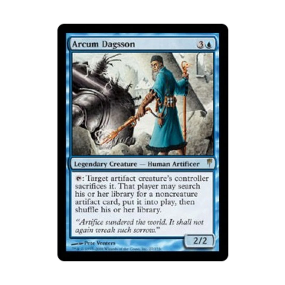 WOTC MtG Coldsnap Arcum Dagsson (R) EX - Image 1 of 1