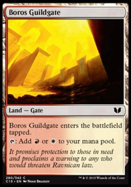 Boros Guildgate - Light Play MTG Commander 2015 - Image 1 of 1