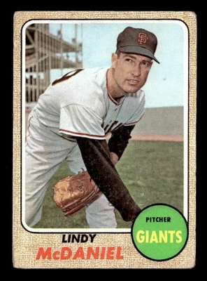 1968 Topps #545 Lindy McDaniel San Francisco Giants - Image 1 of 2