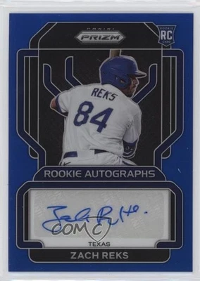 2022 Panini Prizm Rookie Auto Blue Prizm /149 Zach Reks #RA-ZR Auto - Image 1 of 2