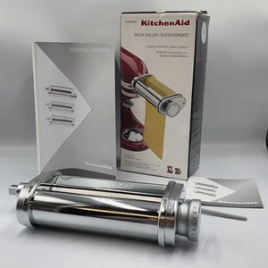 KitchenAid 5KSMPSA Pasta Sheet Roller Attachment Italy stainless steel NEW - Picture 1 of 12