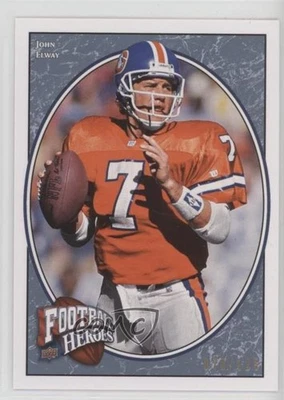 2008 Upper Deck Football Heroes Legendary Heroes Blue /125 John Elway #233 HOF - Image 1 of 2