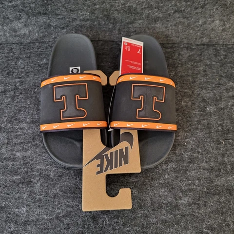 NIKE Offcourt UT Tennessee Volunteers Slides Sandals Men Size 7 Vols DD0549-001 Cover