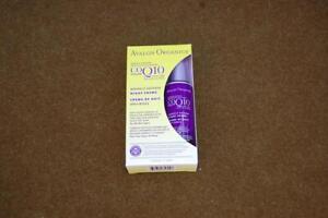 2 NEW  Bottles of Avalon Organics CoQ10 Wrinkle Defense Night Creme - 1.75 fl oz