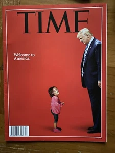 TIME Magazine 2018 Donald Trump Welcome To America Border War Mex Jay-Z NO LABEL - Picture 1 of 1