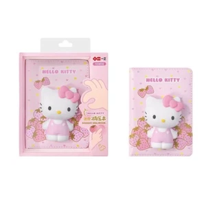 Sanrio Licensed Hello Kitty 3D Squishy Stationary Notebook/Diary NEW - Picture 1 of 2