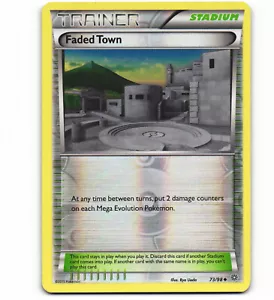 2015 Light Play LP Pokemon Faded Town 73/98 Reverse Holo Ancient Origins - Picture 1 of 2