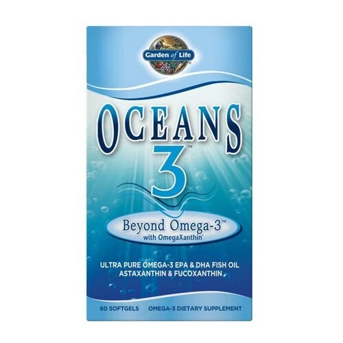 Oceans 3 Beyond Omega 3 60 cápsulas blandas de Garden of Life Foto 1 de 1